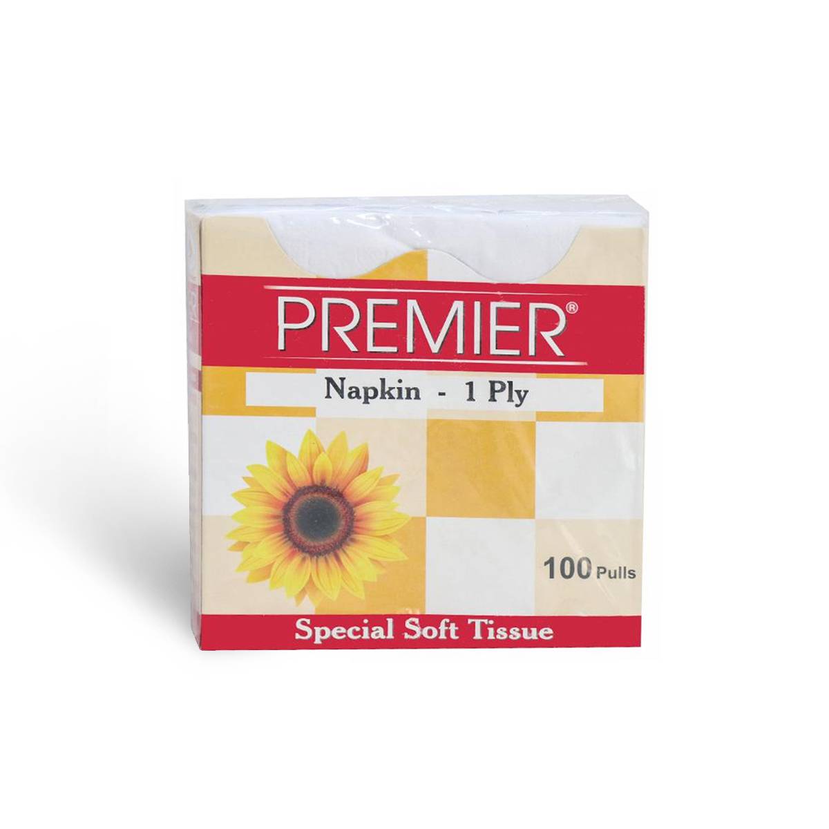 Premier Napkin Soft Tissue - 1 Ply, 100 Pulls